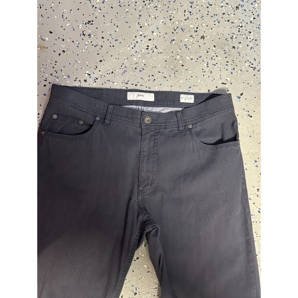 Brax feel good Navy -cooper fancy -regular fit pants Men size 36 - Picture 2 of 11